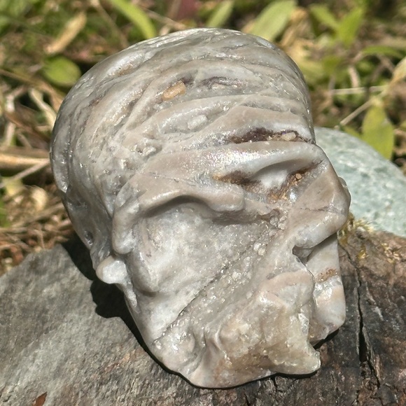 Other - Sphalerite Druzy Skull